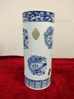 Chinese Vase Or Hat Stand  Glazed Porcelain Stoneware  China  19th Century 