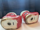 Rare Vintage Red Santa Boot Salt And Pepper Set Made In Japan 2 5  Mcm