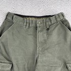 Boy Scout Of America Uniform Cargo Shorts Youth 14 Green Cotton Canvas Bsa