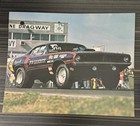 Vintage Bob Lambeck Drag Racing Photo   2 Original Quaker State Decals Nhra