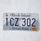 Rhode Island License Plate     free         1 W random Letters    s   Wave Graphic Tag
