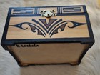 Wood Keepsake Box W  Native American Design By K  Leekela  Zuni Pueblo  6x5x3 5
