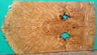 Birdseye Maple Burl Wood 1457 Luthier Solid Body Guitar Top Set  30x 16 X 5 16