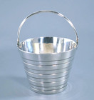 Antique Georgian Miniature Sterling Silver Cream Pail Peat Bucket 1751 83 9g