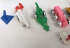 Vintage Miniature Apollo Exploration Set Space Toy Rocket Figures Original Box