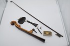 Antique Violin 14  Body Czechoslovakia Project Repair W Case Bow Parts