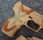 Crosman Stinger P9t Airsoft Bb Gun 6mm Tan Camo W  Holster Holder