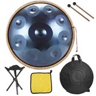 Handpan Drum Instrument 18 Inches 9-note G Minor Hand Pan Set  Percussion