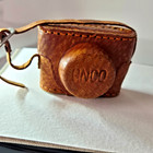 Q p Mini Camera Japan With Leather Case     Vintage Display Only