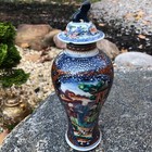 Antique Chinese Porcelain Vase Qianlong Period Export Mandarin Palette 18th C