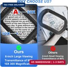 10x 30x 7 Inch Extra Large Magnifying Glass With Light And Stand  5 Color Modes