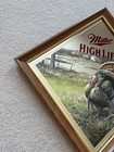 Miller High Life Beer Diamond Wildlife Series Mirror Sign-turkey-   show Time   
