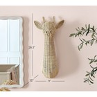 Pottery Barn Kids X Aerin Rattan Giraffe Wall Decor