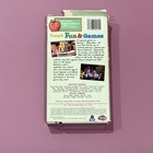 Barney Fun And Games Vhs 2000 Classic Collection Kids Preschool Musical Show