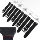 Wrist Watch Band Strap For Swatch 16mm 17mm 19mm 20mm Rubber Silicone Watchband