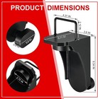 Shipping Container Jack Lug W  U-shaped Handle Jack Leveling Attachment Black