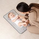 Baby Changing Pad Compact Size - Waterproof Diaper Changing Mat With Cushione   