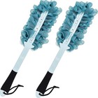 2 Pack Back Scrubber For Shower  Anti Slip Long Handle Bath Body Brush  Loofah