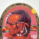 Maasai Warrior And Lion Collector Plate
