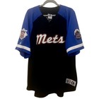 Majestic Ny Mets David Wright  5 Button Down Jersey Sewn Mlb Patches Mens Xxl