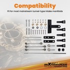 Dual Side Mount Carburetor Linkage Set For Blower And Tunnel Ram Applications