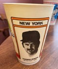 Vintage 1978 Ny Yankees Thurman Munson 3 Inch Button And Slurpee Plastic Cup
