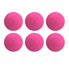Lacrosse Balls - Beaver Balls - 6 Pack - Pink - New Open Box