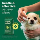 Earth Rated Dog Eye Wipes Vet Developed Unscented Removes Dirt 70ct