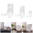 1 Pcs Acrylic Display Stand Plate Stand For Display Clear Easel Stand 3 Inch