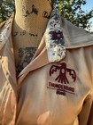 Ladies Large Thunderbird Brand Gold Western Show Shirt
