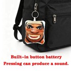 Overwatch 2 Mauga 10cm Sound Keychain Press Button Pendant Bag Collectible Toy
