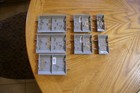 Lionel Fastrack  O Gauge 1-3 8   - 5   Inch Straight Track Lot Of 7
