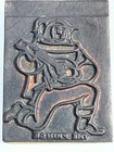 Vintage Antique  the Prince  Wood Printing Block Press Ink - Nice