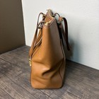 Michael Kors Ciara Large East West Top Zip Leather Tote 35t8gc6t9l Brown 5076