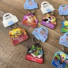 Looney Tunes Vintage Keyring Key Chains 1996 Lot Of 6 Magnetic Rubber New