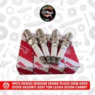 4 Pcs Spark Plugs Fit For 90919-01210 Denso Sk20r11 3297 Iridium Camry rav4