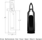 European Mount Skull Hanger 3 Pack Bullet Style Adjustable Deer Goat Buck Trophy