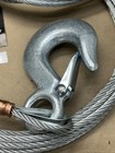  3  Steel Wire Winch Hoist 18   galvanized Cable W 5 16 Hook Fast Shipping 