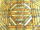 Victorian Silk Cigar Ribbon Pillow Case Cover  excellent 27  Square