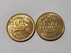 Car Wash Token Lot  Cascade Car Wash 50 Brass Tokens  Model T Design Size 0 984 
