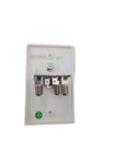 King 21173 Aux sat   Tv Coaxial Wallplate Power Supply White Rv trailer