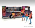 Food Truck Taco Truck Dotd Diecast 1 64 Scale Model - American Diorama Ad70100
