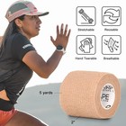 Adherent Cohesive Bandages Wrap 12packs 2  X 5 Yards   Non-woven Elastic For Thu