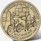 2025 P   D - Michigan - American Innovation  1 Dollar  Us Mint Unc - Set 2 Coins