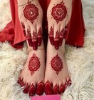 Golecha Cherry Red Henna Cones Temporary Tattoo Mehandi Ink Choose Qty