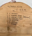  Shooting Target Wood 1983 Folk Art Painted  Rare Vtg German    See Pics    Read