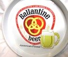 Ballantine Beer - America s Finest Vintage Metal Beer Tray - 13  In Diameter