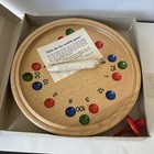 Vintage Gdr Wooden Roulette Game East Germany Complete W  Box Spinner   Rules