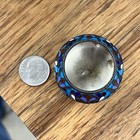 Antique 1890s Gustav Klingert Russian Silver 84 Cloisonne Enamel Salt Cellar