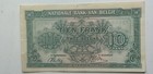 Belgium 10 Francs Banknote     Tien Frank     Nationale Bank Van Belgi       Vintage F